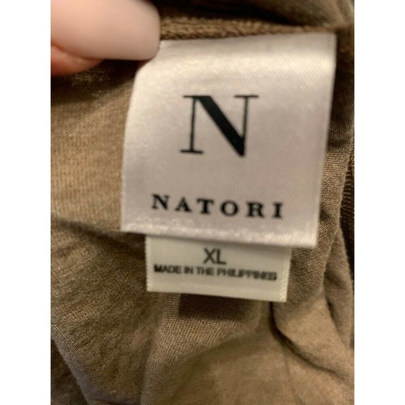 Natori Drape Front Cardigan Open Front XL - Picture 4 of 5